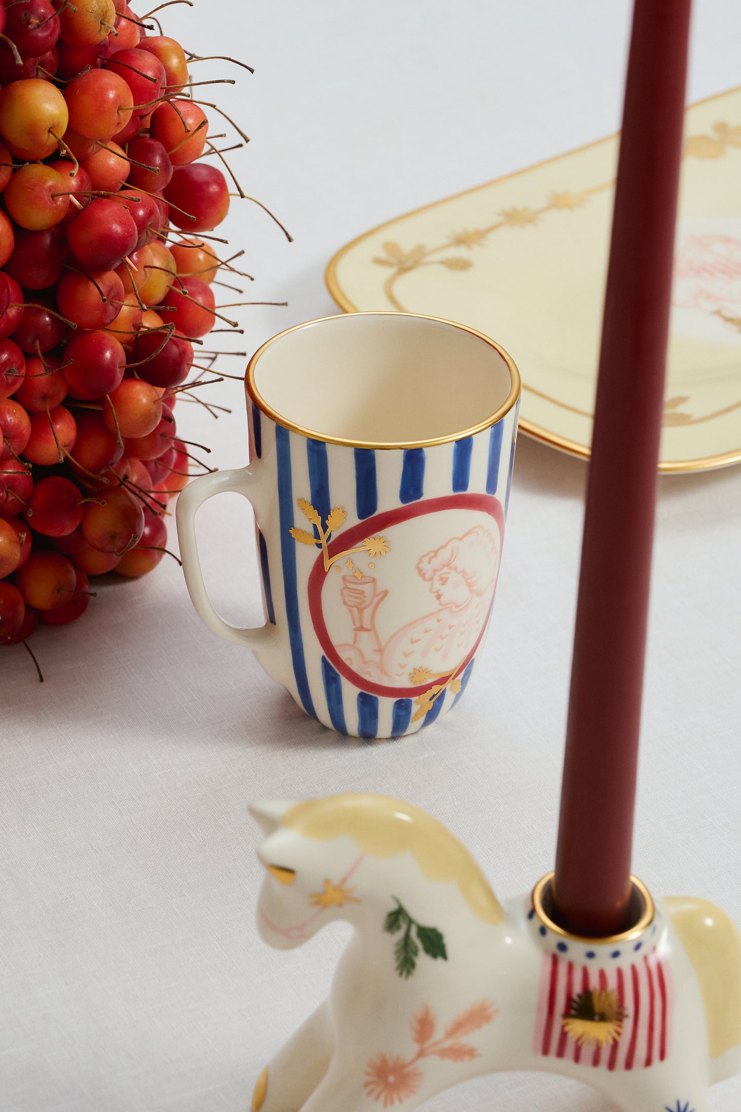 Свічник Коник білий