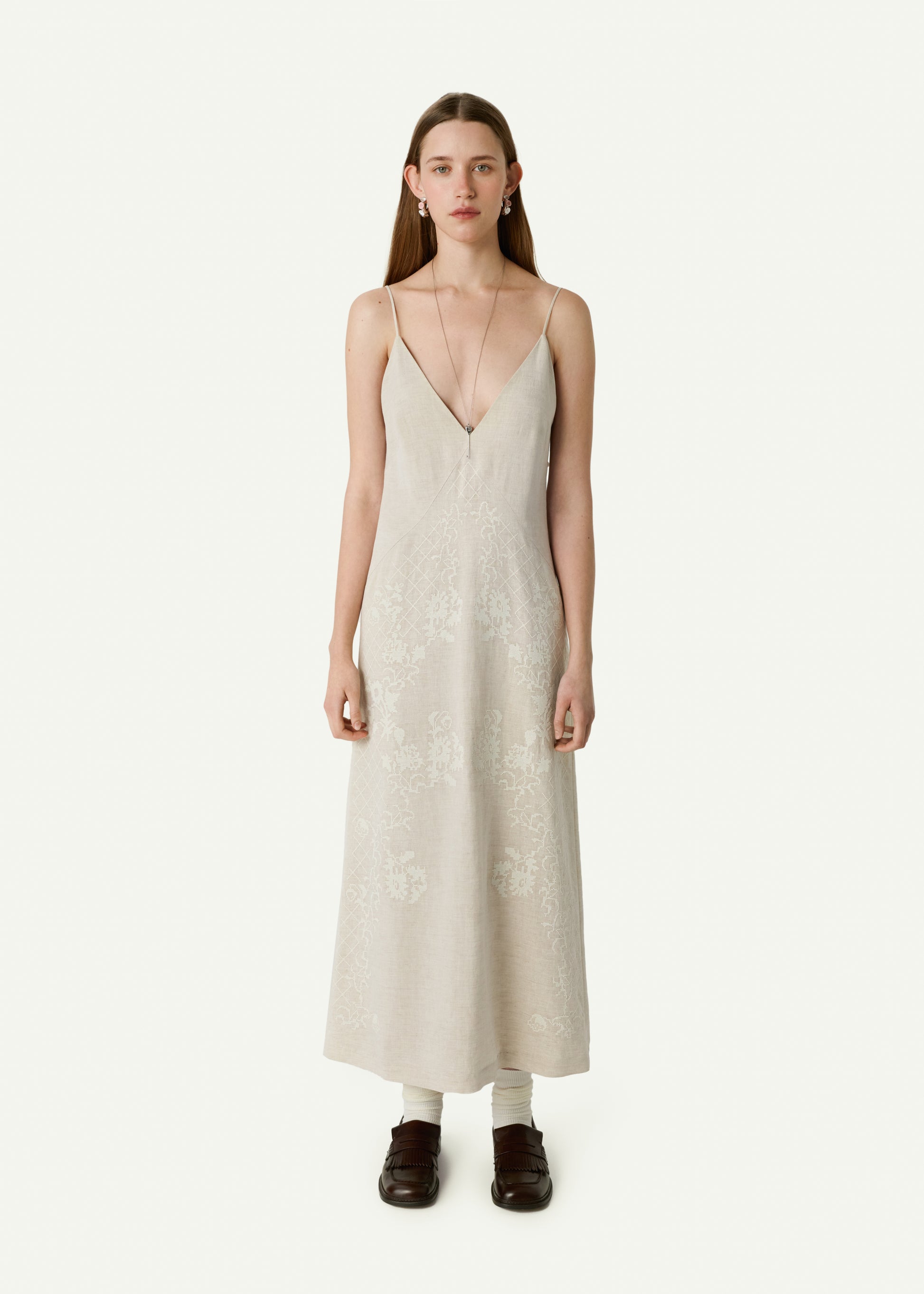 Сукня класична лляна slide 2