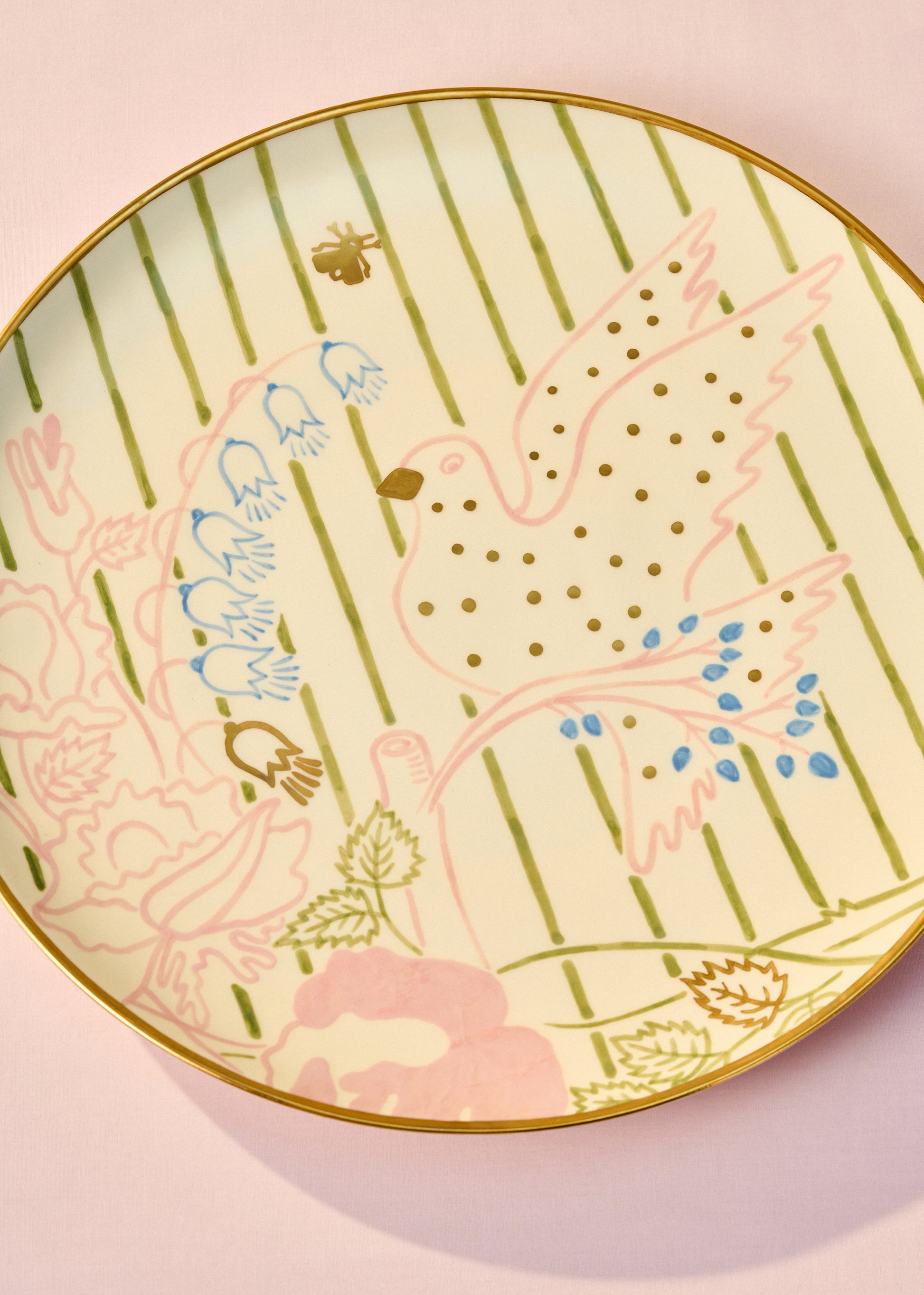 Тарілка кругла Голубка більша slide 2