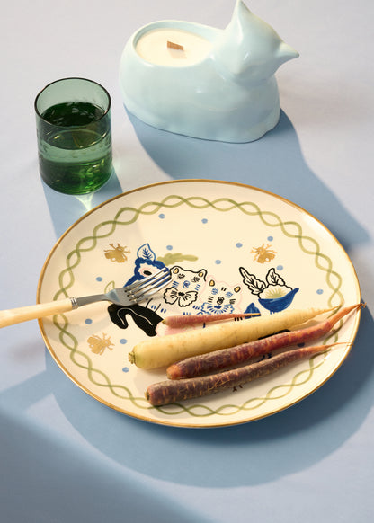 Свічка Котик блакитна