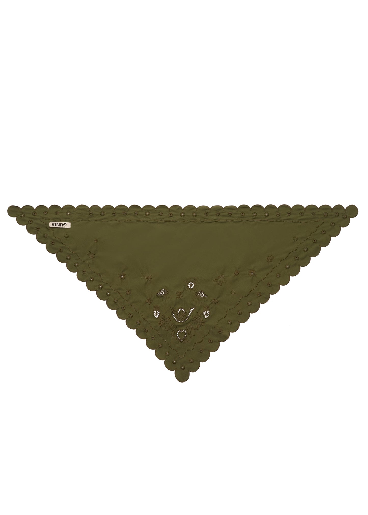 Khaki Vytynanka Headscarf