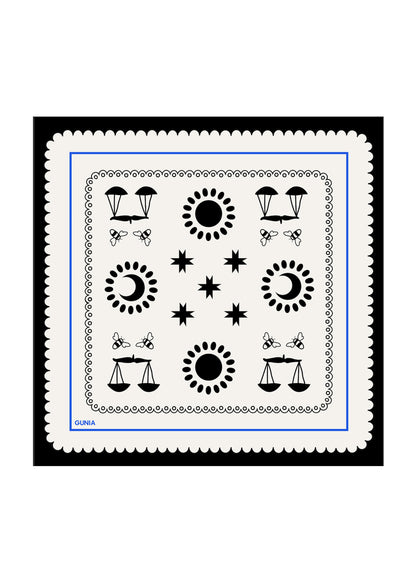Celestial Silk Headscarf