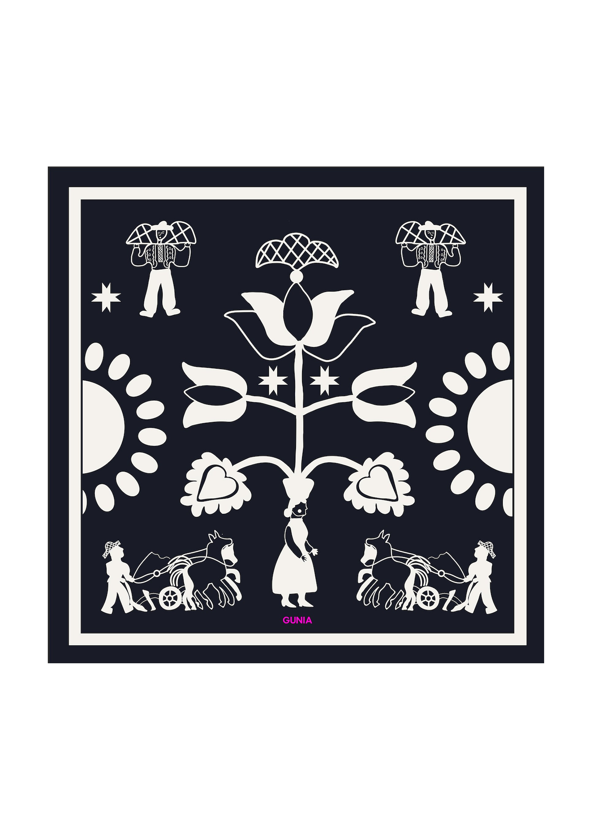 Хустка шовкова дівчина сіра фото