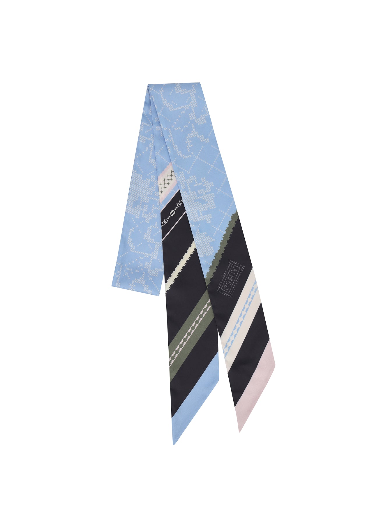 Хустка Квіти шовкова довга slide 1