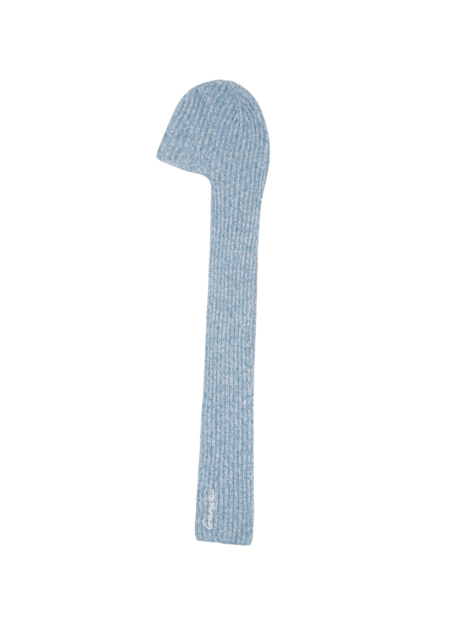 Blue hat-scarf