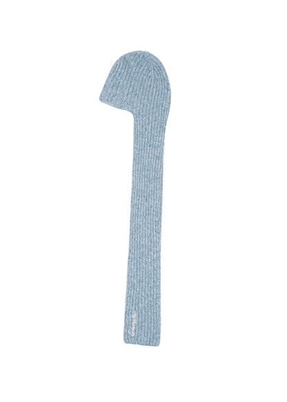 Blue hat-scarf