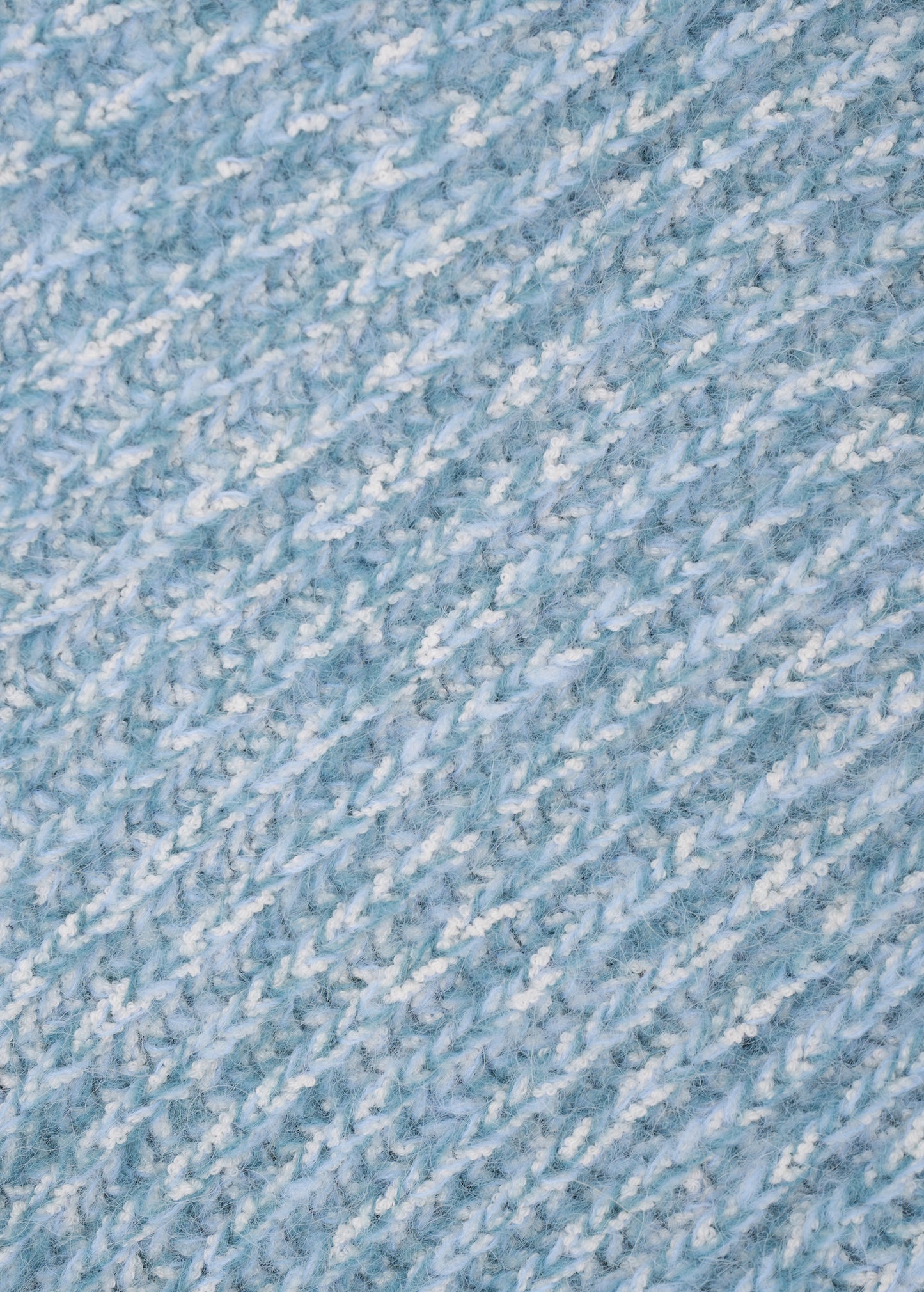 Blue hat-scarf