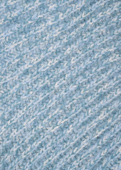Blue hat-scarf