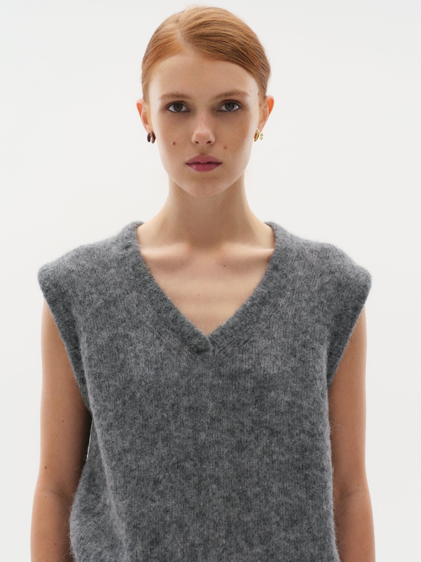 Сережки Підкова і коник в позолоті з цирконієм