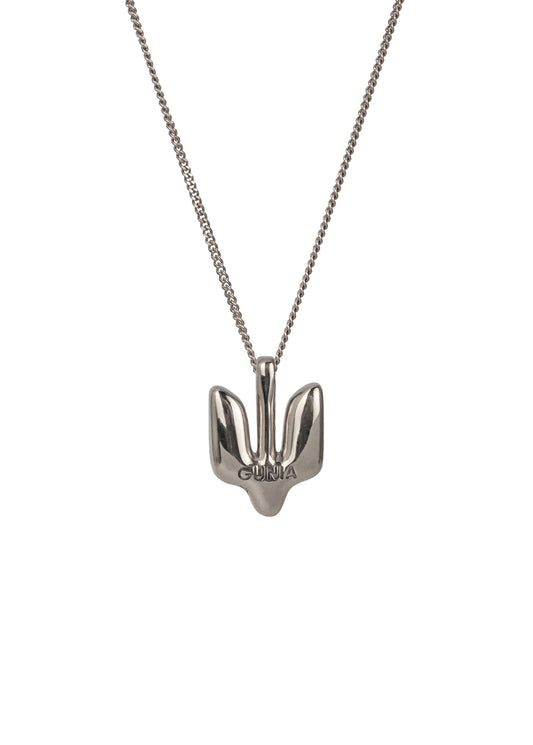Silver Pendant Trident small