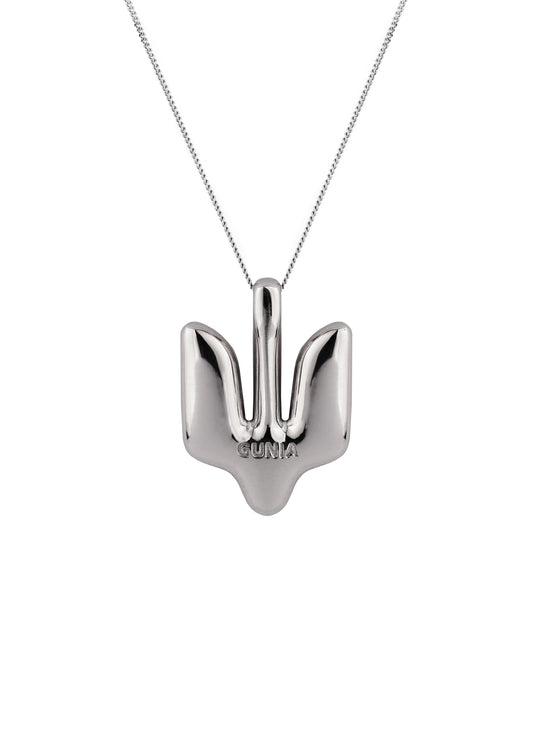 Silver Pendant Trident big