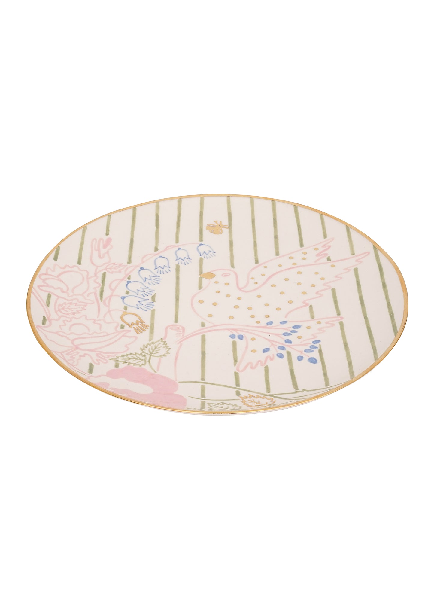 Тарілка кругла Голубка більша