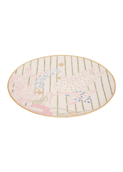 Тарілка кругла Голубка більша