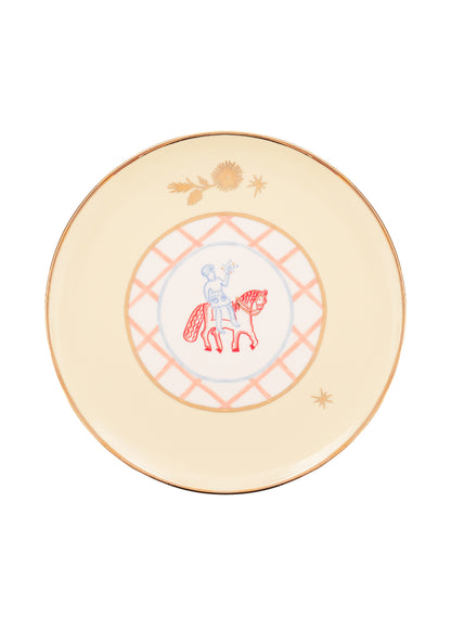 Тарілка Вершник з квітами