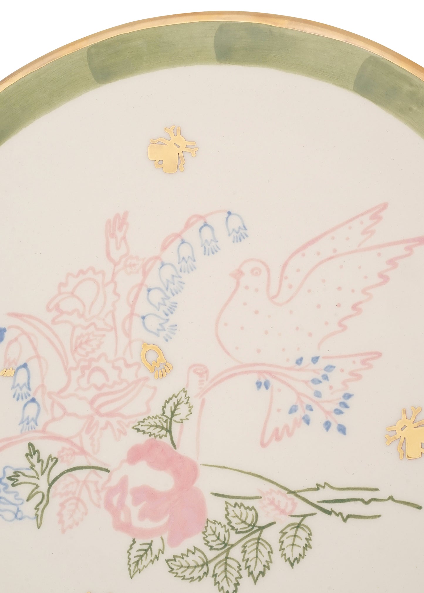 Тарілка кругла Голубка менша