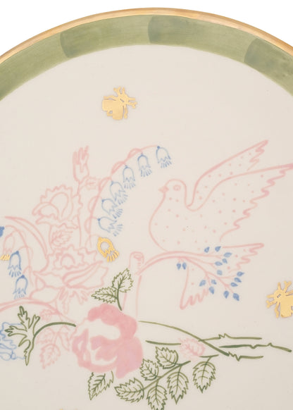 Тарілка кругла Голубка менша