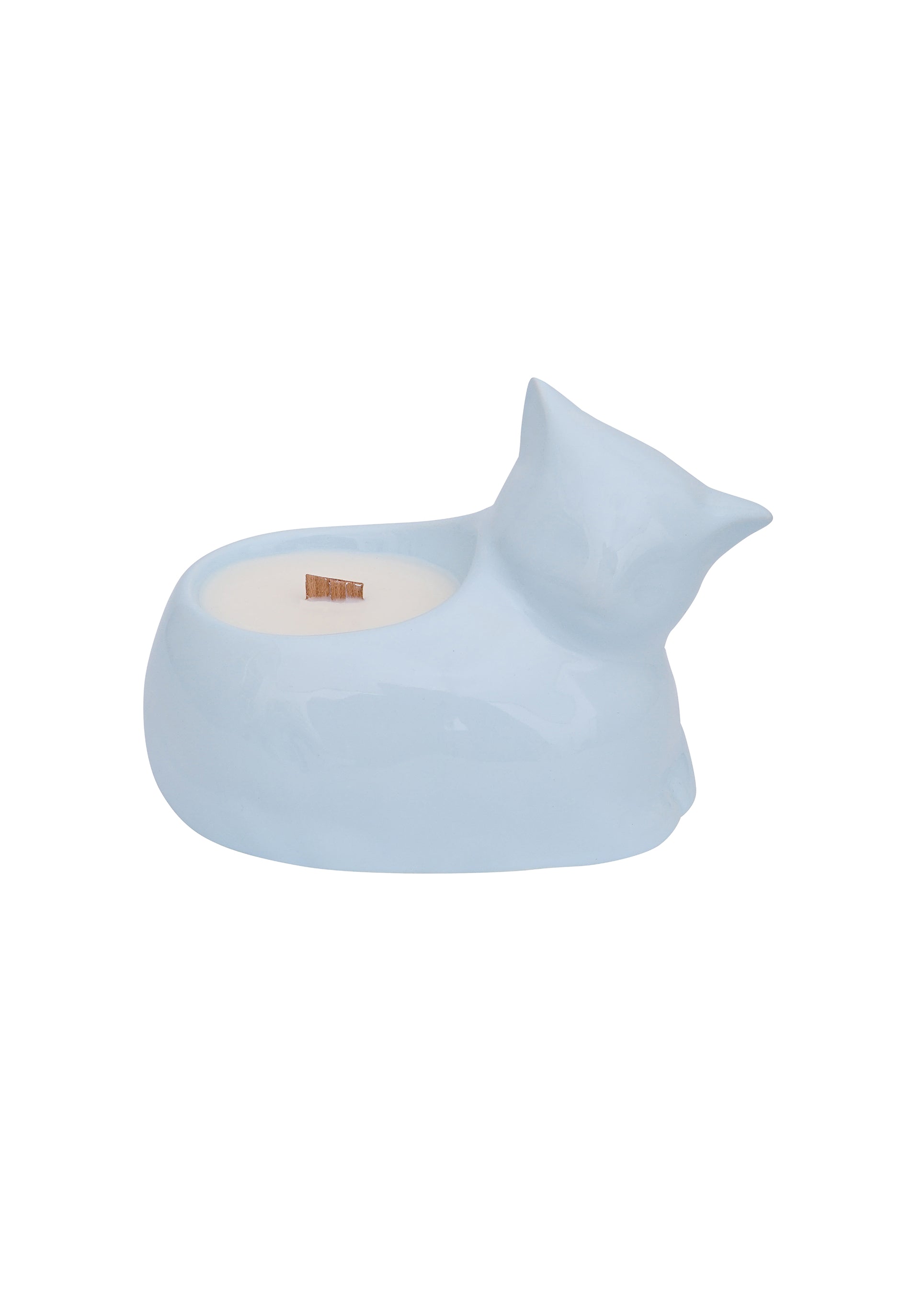 Свічка Котик блакитна slide 1