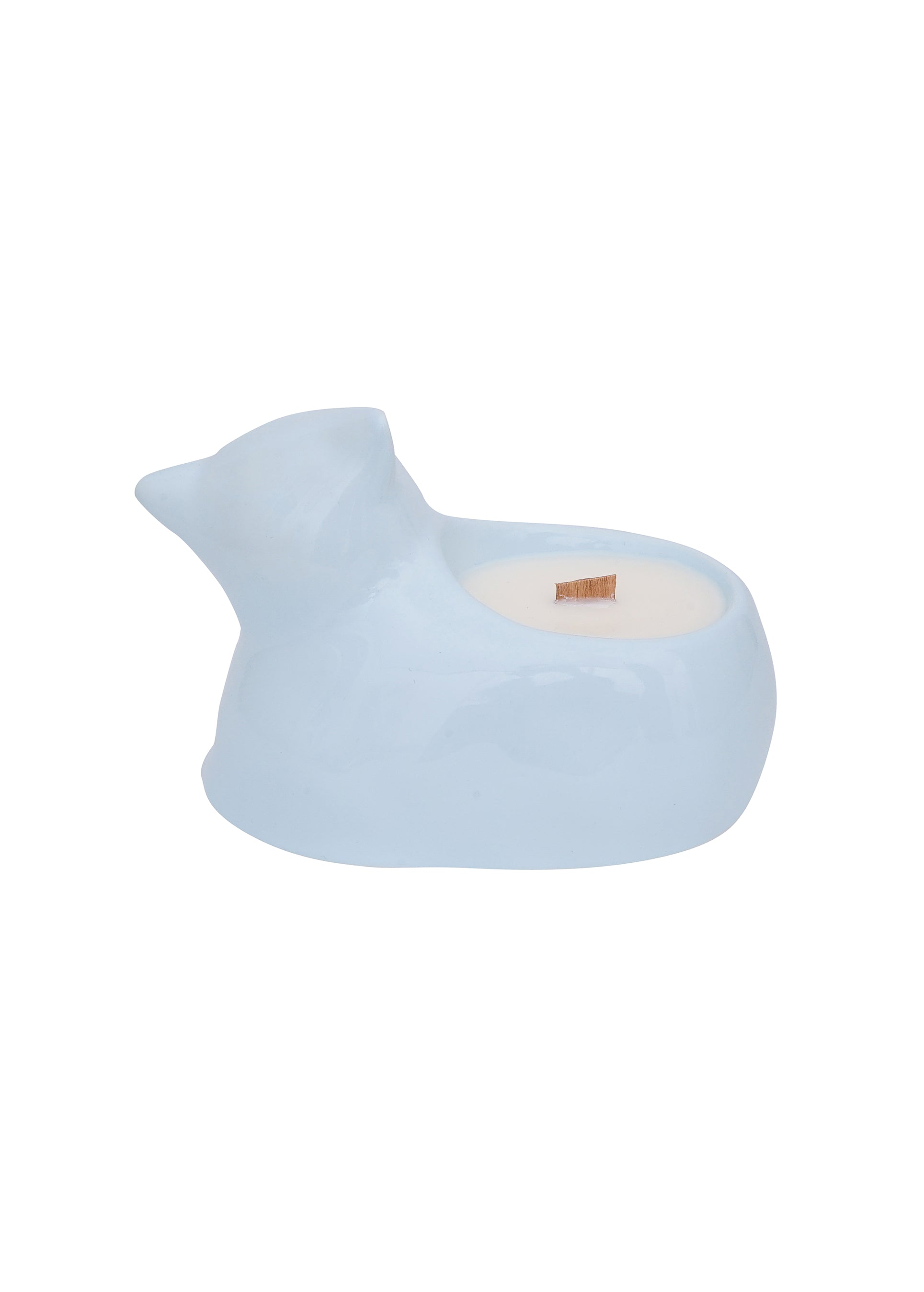 Свічка Котик блакитна slide 3