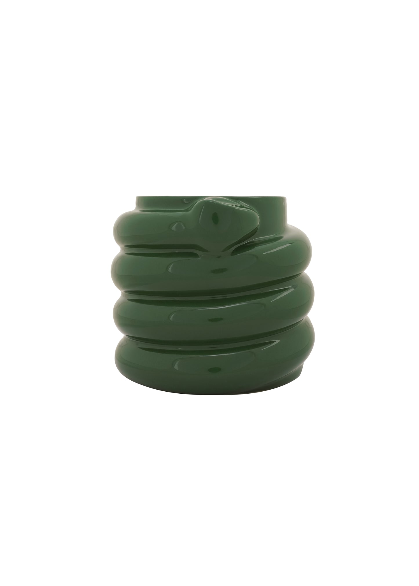 Candle with Serpent in Green