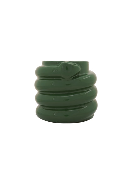 Candle with Serpent in Green