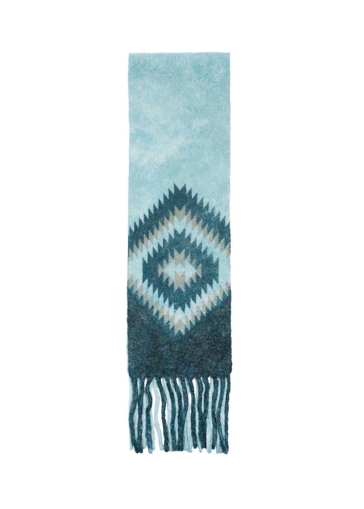 Geometria Scarf in Blue slide 1