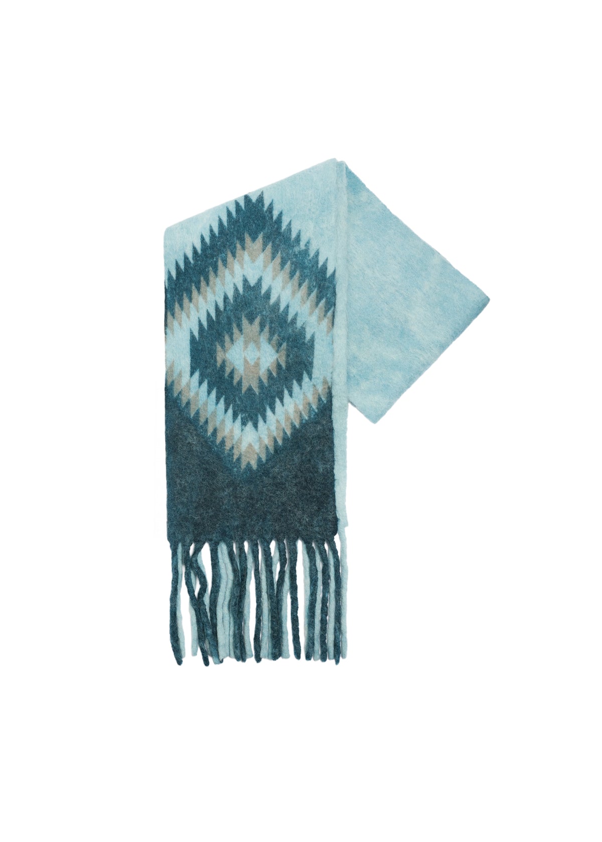 Geometria Scarf in Blue