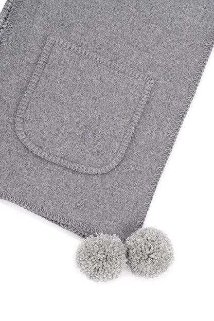 Шарф з кашеміру GUNIA сірий