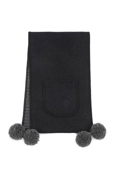 GUNIA Cashmere Scarf in Dark-Grey