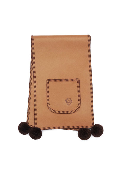 Шарф з кашеміру GUNIA рудий