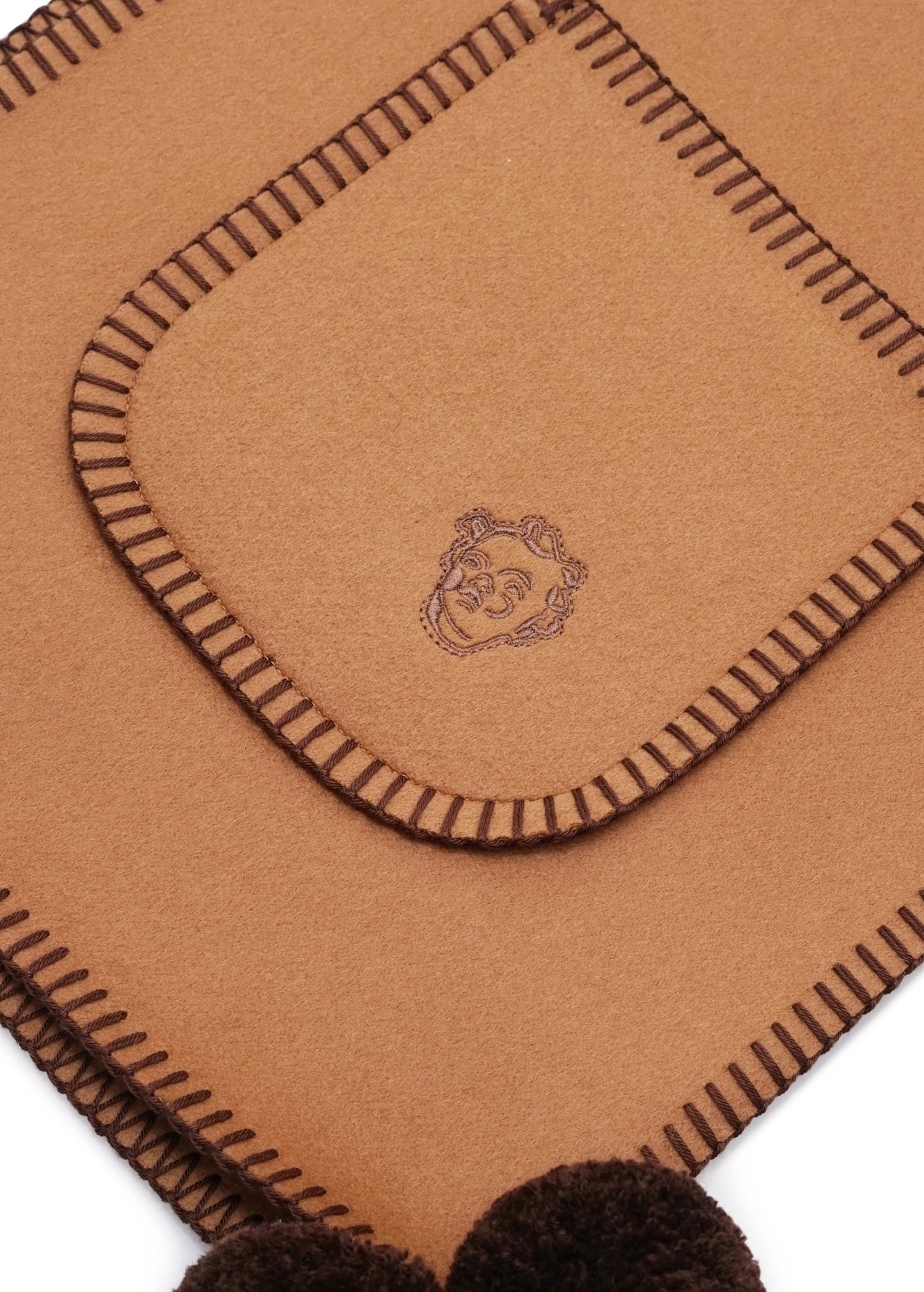 Шарф з кашеміру GUNIA рудий