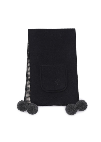 Шарф з кашеміру GUNIA чорний