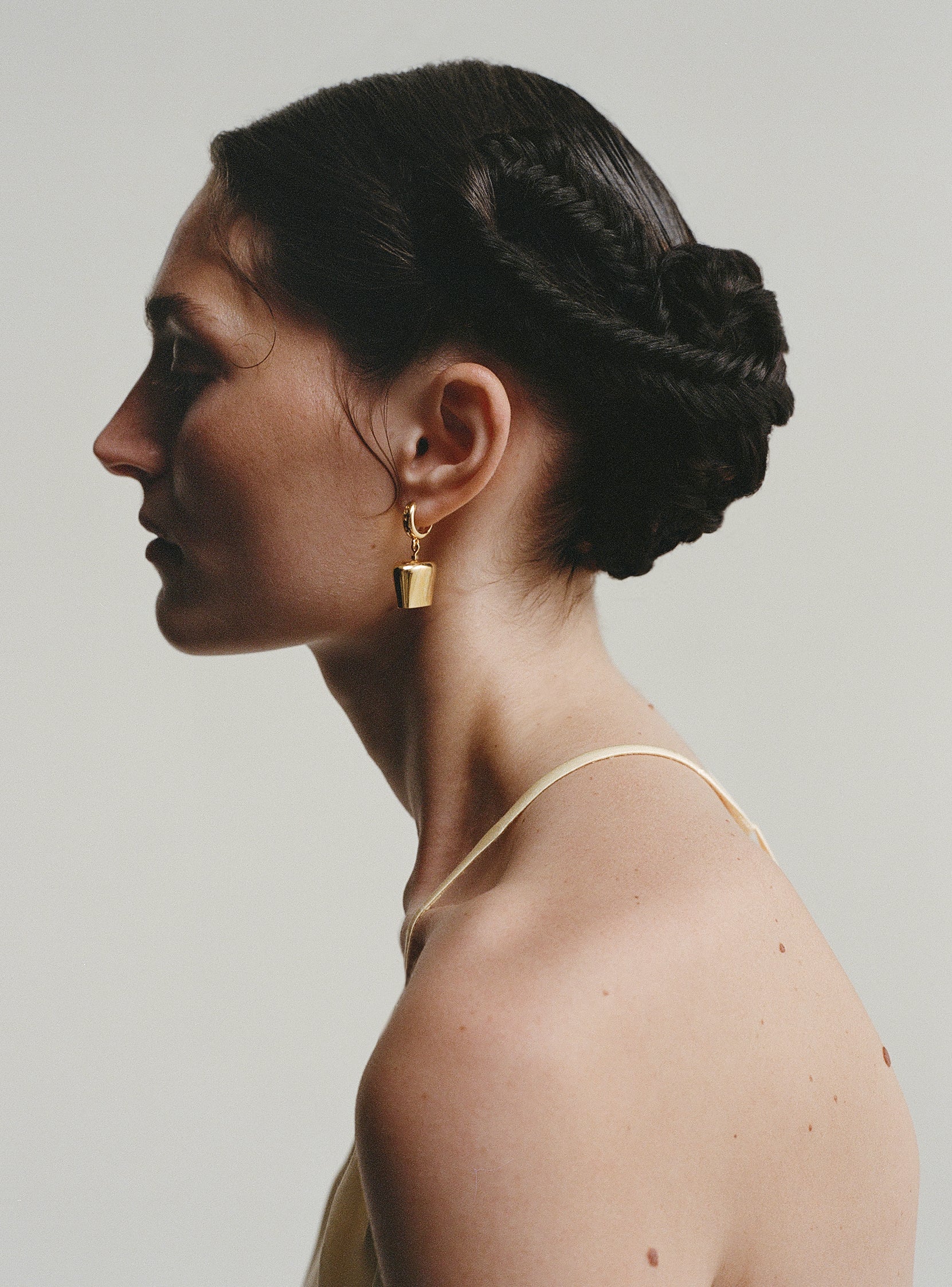 Bell earrings small фото