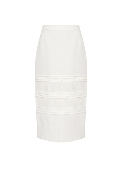 Vilena Skirt in Milk