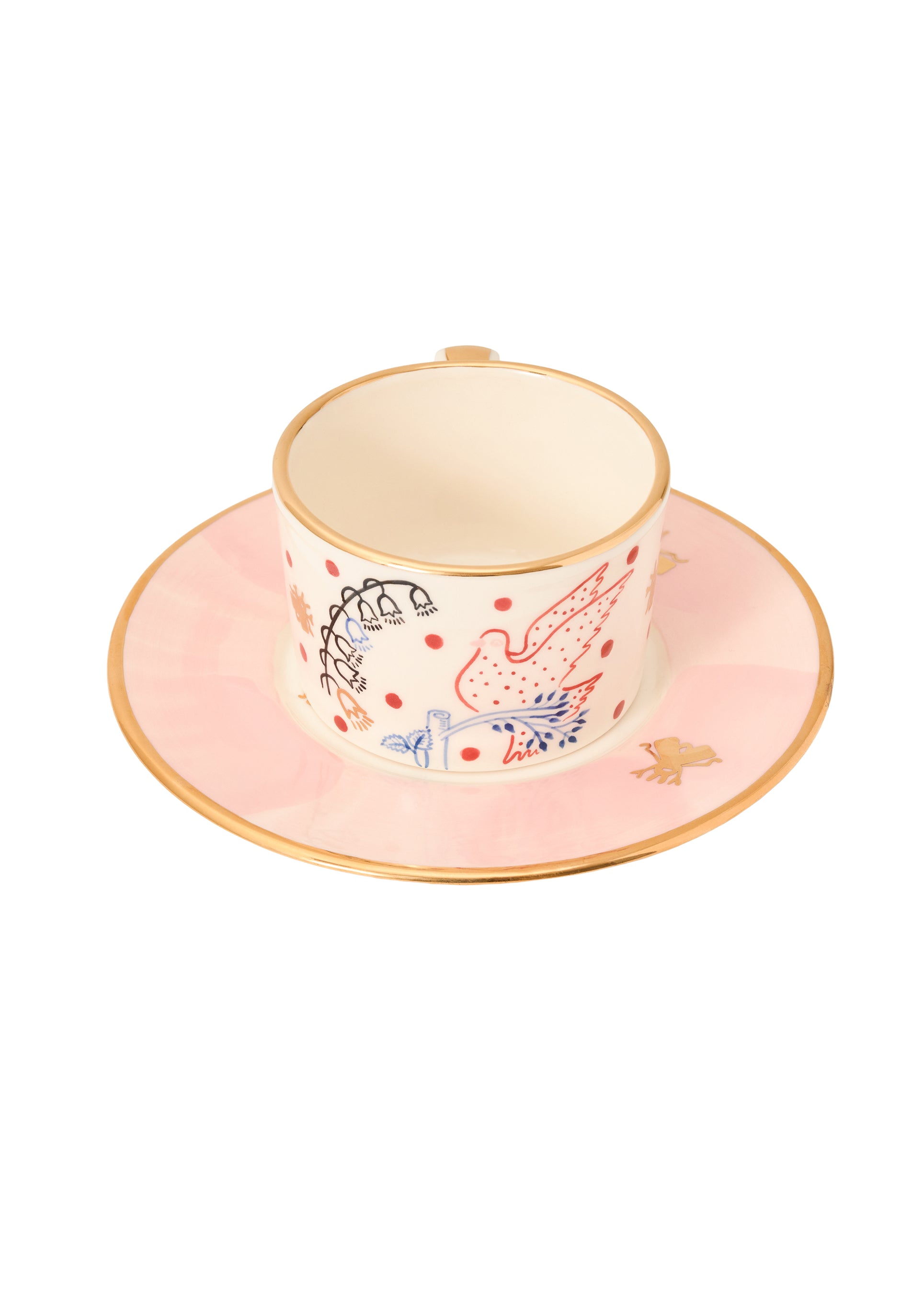 Dove Tea Cup and Saucer Set фото