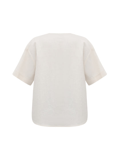 Вишита футболка з рукавами Крапля