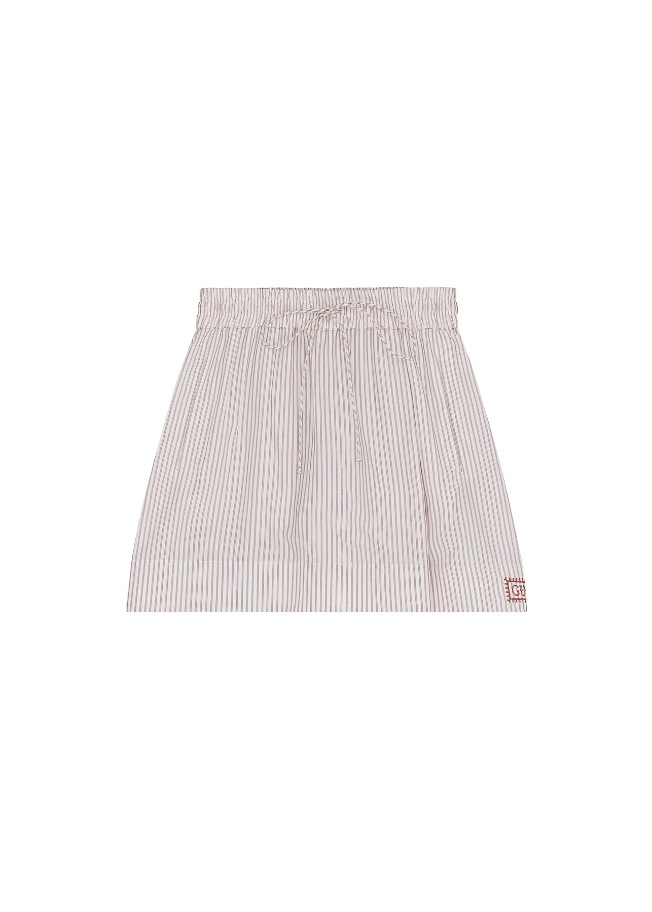 Шорти-спідниця смугасті