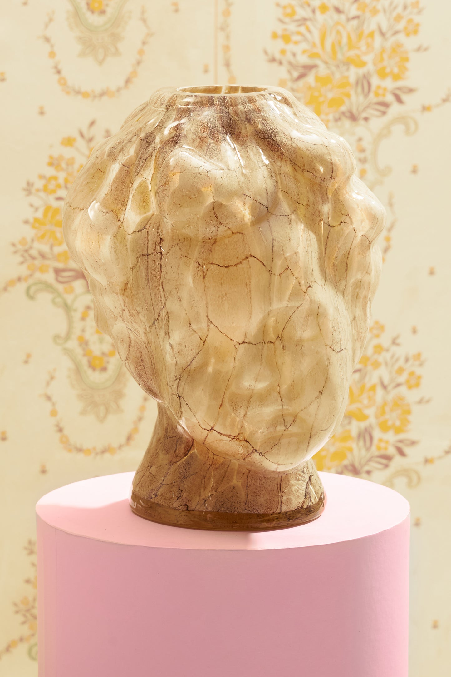 Vase Atlas in Beige