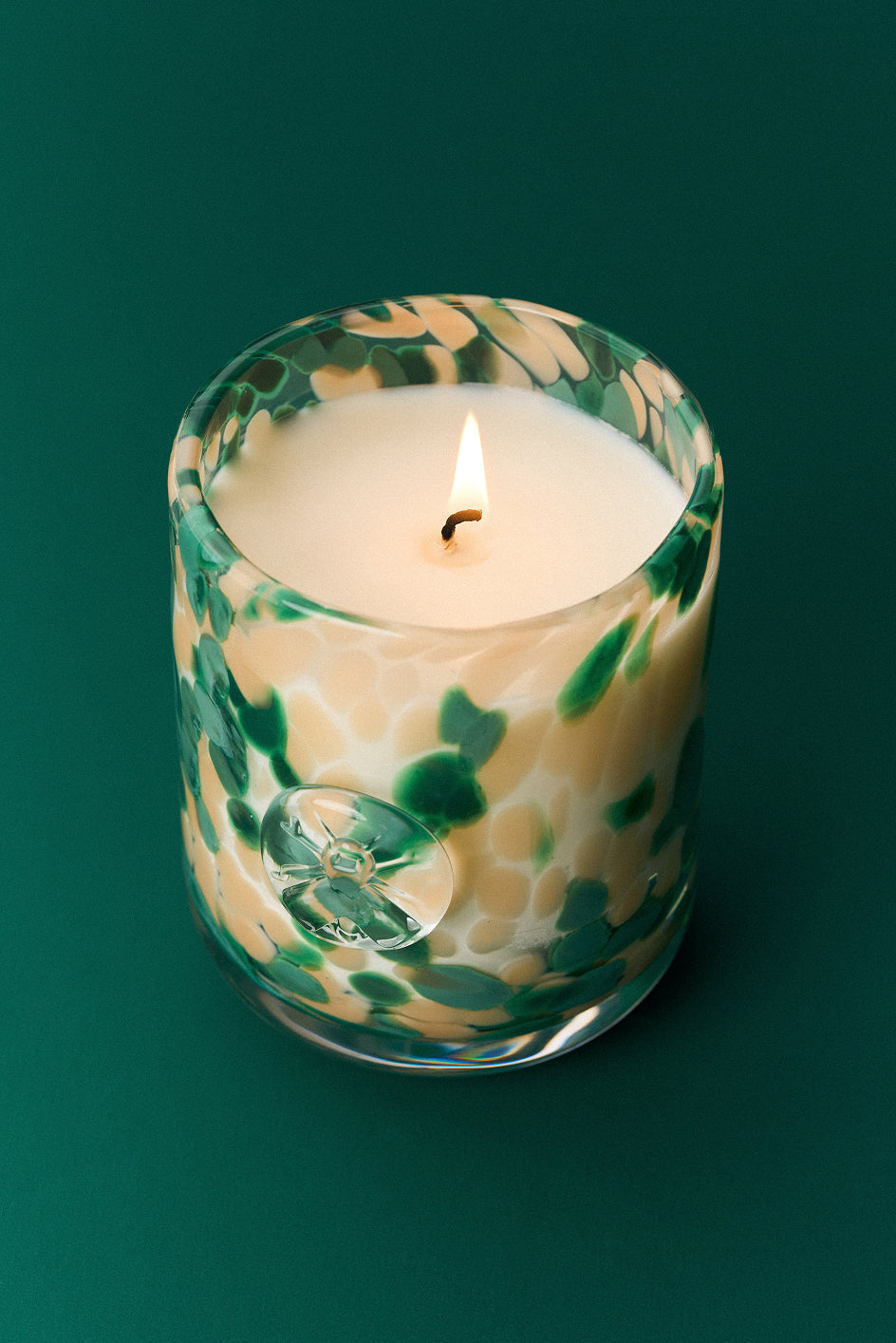 Birdsong Glass Candle in Green slide 3