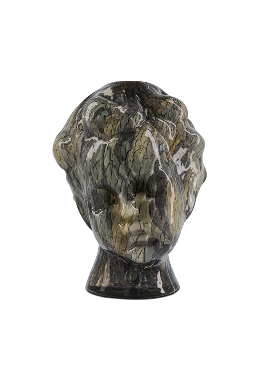 Vase Atlas in Gray