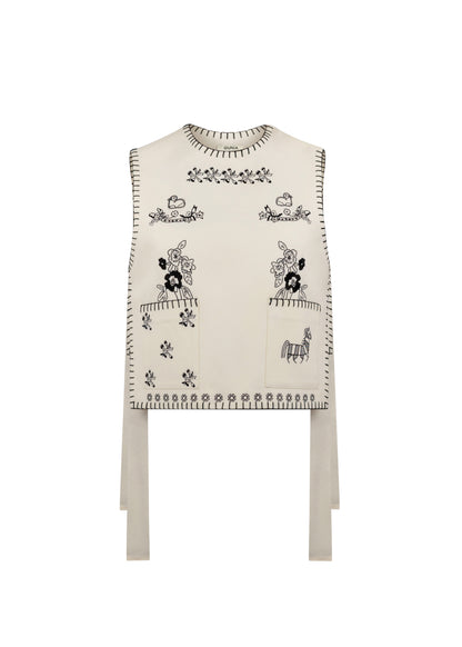 Vatslava Embroidered Vest