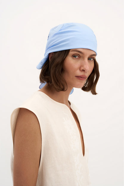 Light Blue Vytynanka Headscarf