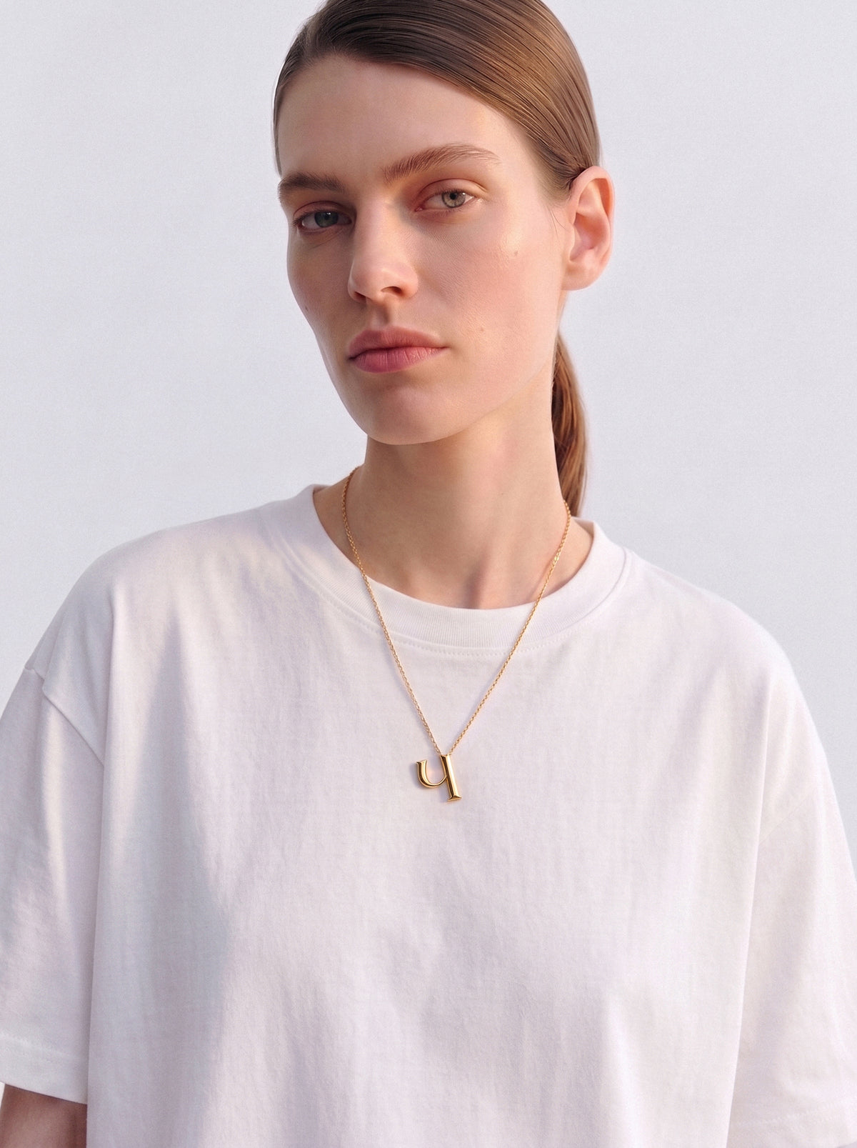 Narbut Pendant «Ч» Gold-Plated 