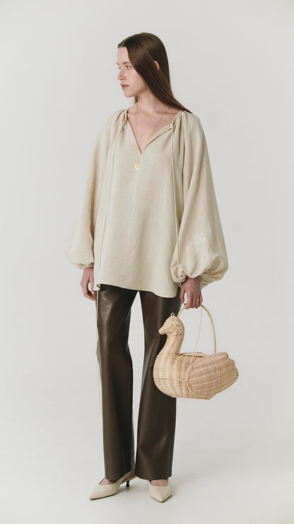 Сорочка Єва лляна