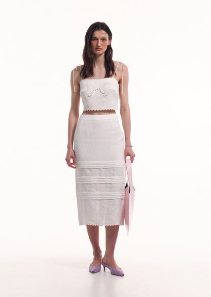 Vilena Skirt in Milk